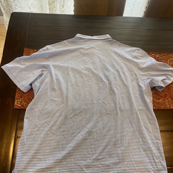 Peter Millar Men's XL Maritime Crown Comfort Cotton Trip Stripe Polo MSRP $115 - Picture 4 of 7